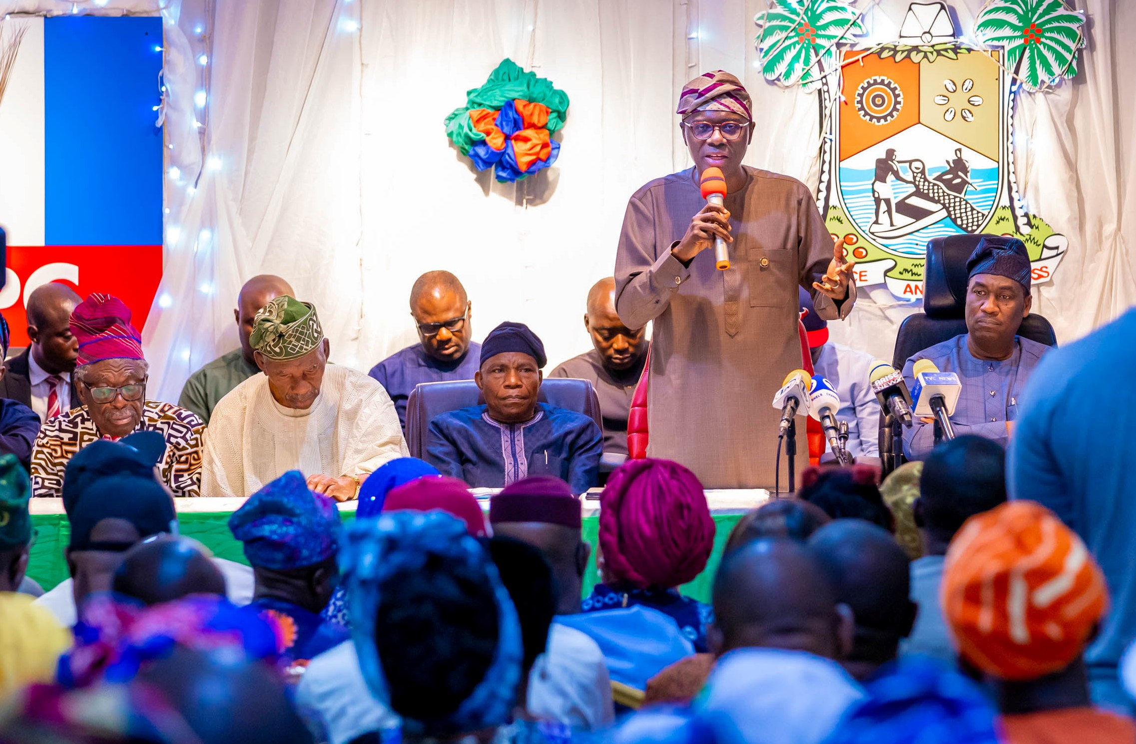 GOV. SANWO-OLU, DEPUTY GOV HAMZAT ATTEND LAGOS APC STAKEHOLDERS’ MEETING